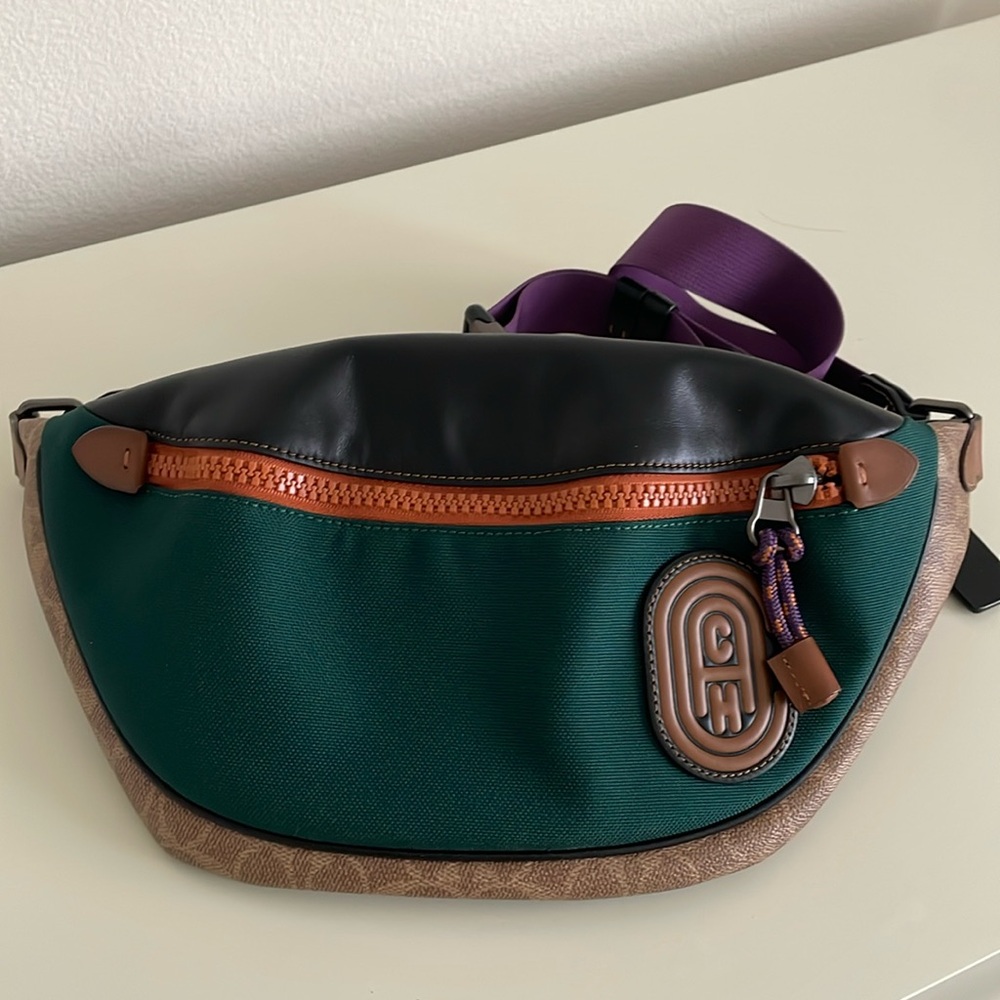 Leather crossbody bag from Coach. Brand new